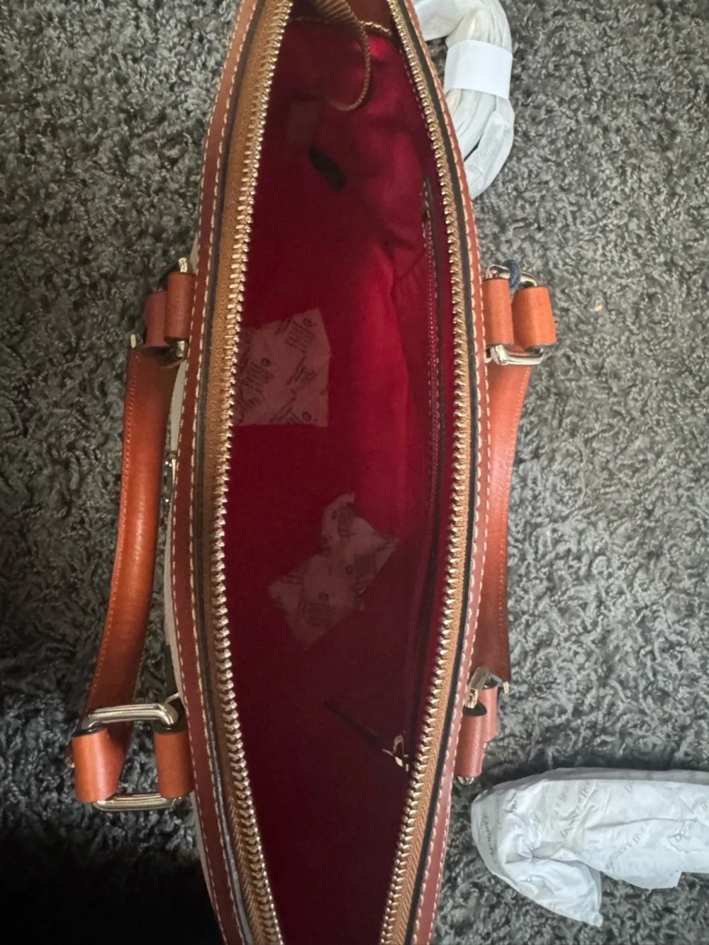 Dooney & Bourke Pebble Grain Geena Satchel NWT